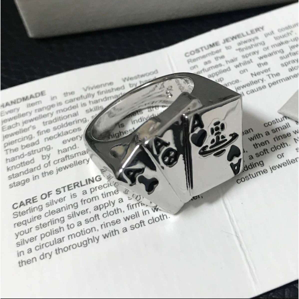 Vivienne Westwood Aces Trump Ring