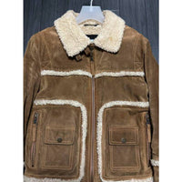 Thumbnail for Dolce & Gabbana's Archive Shearling Suede Aviator Jacket