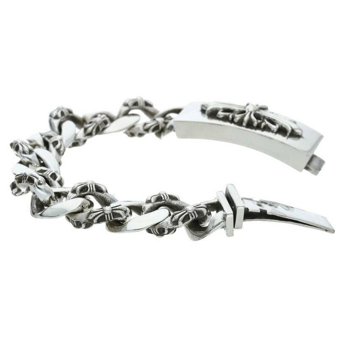 CHROME HEARTS Floral ID Fancy Silver Bracelet