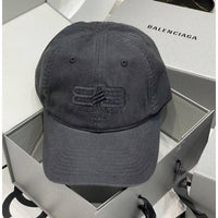 Thumbnail for Balenciaga Cotton Logo Cap BB PARIS ICON