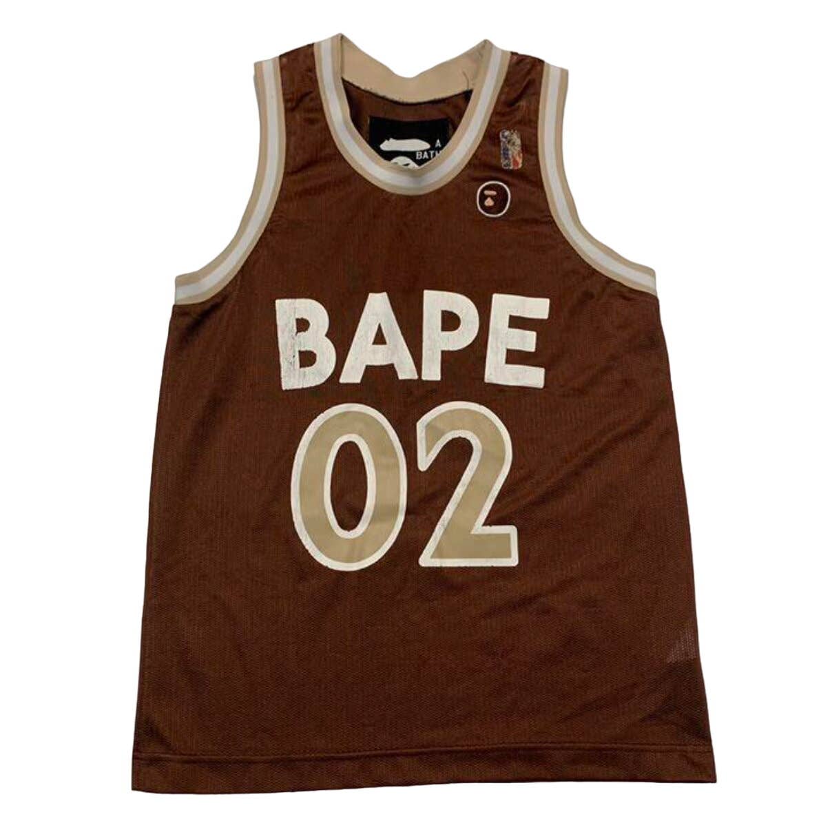 A BATHING APE basketball uniform jersey