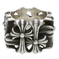 Thumbnail for Chrome Hearts Square Cemetery Cross Silver Ring