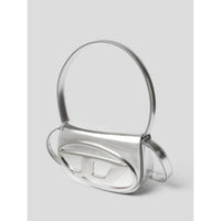 Thumbnail for Diesel 1DR xs crossbody side bag in silver metallic leather