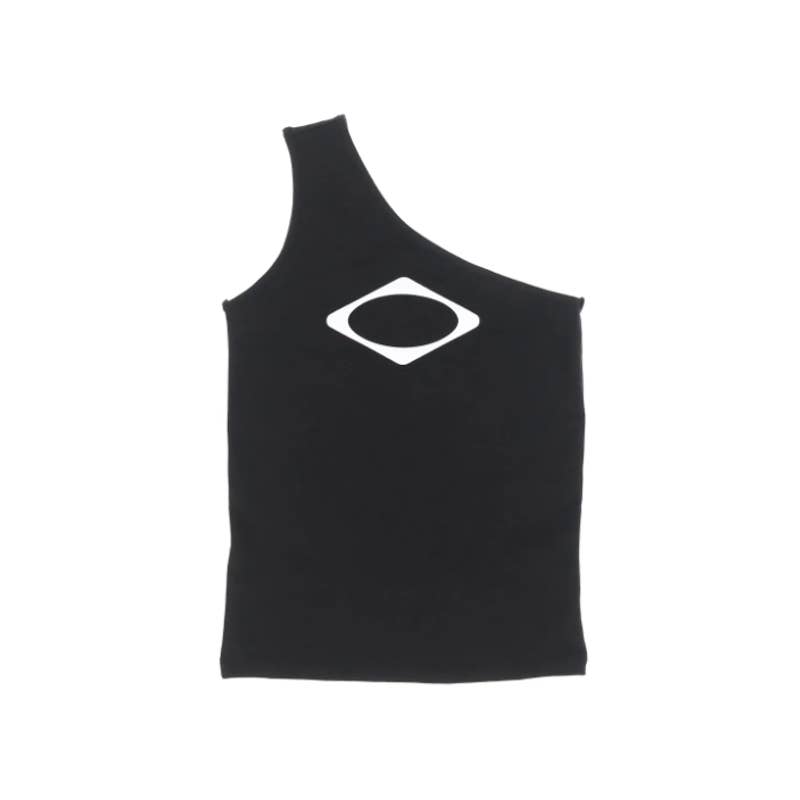 MSCHF Rhombus Logo One Shoulder  Tank Top