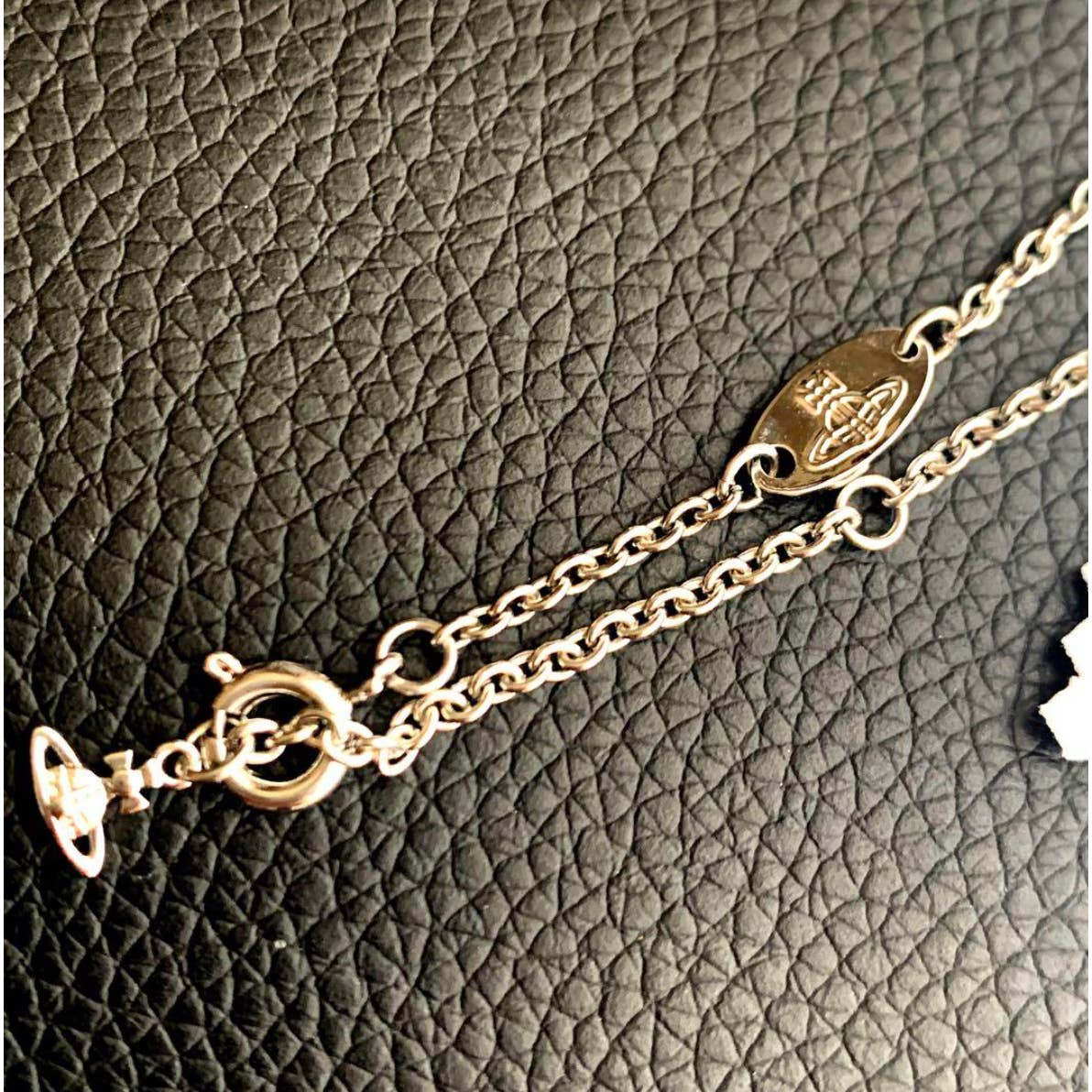 Vivienne westwood Silver Bow GAIL necklace