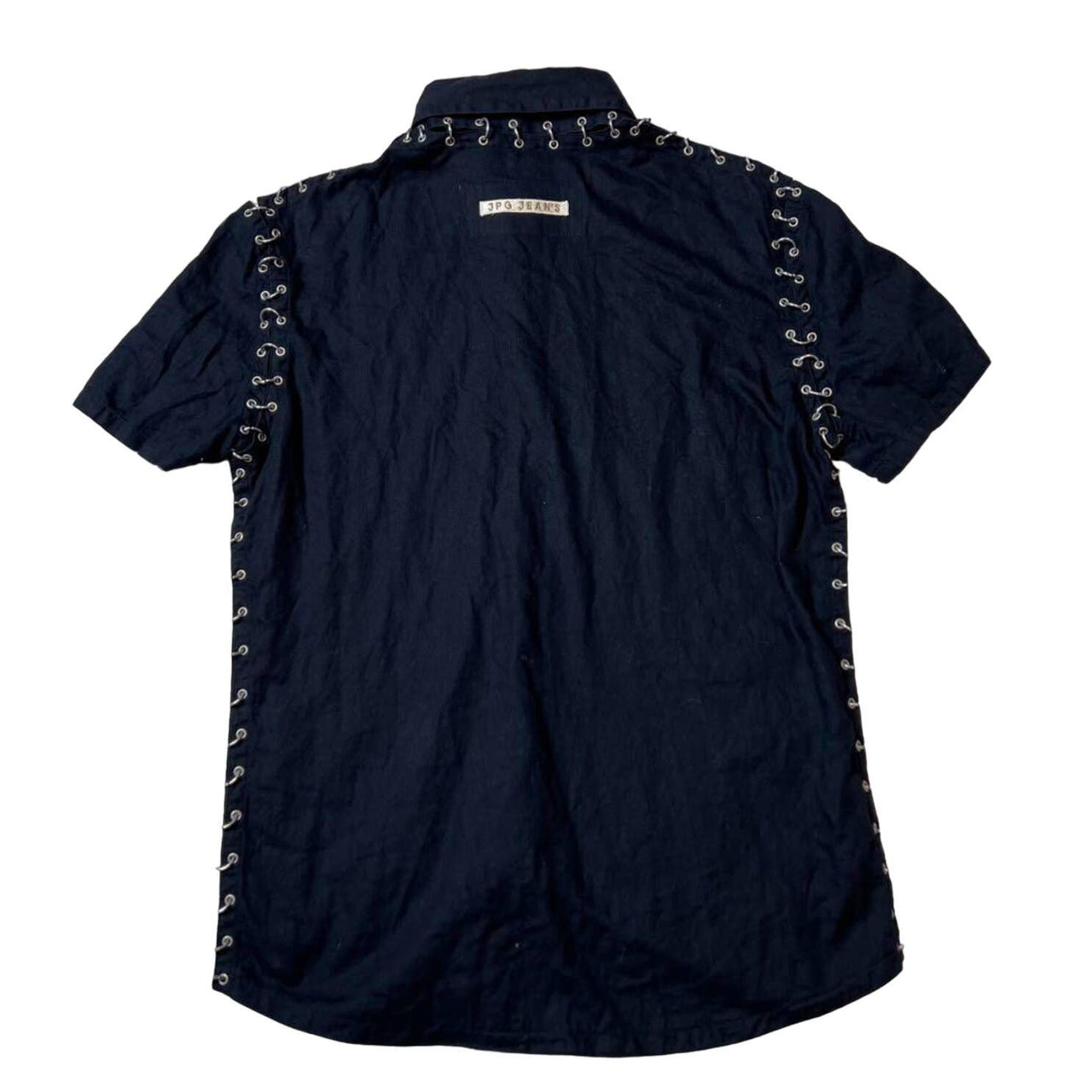 Jean Paul Gaultier archive metal ring short sleeve shirt