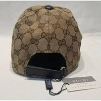 Thumbnail for Gucci Cap Hat Baseball Cap GG Canvas Brown Brown Sherry Line Unisex