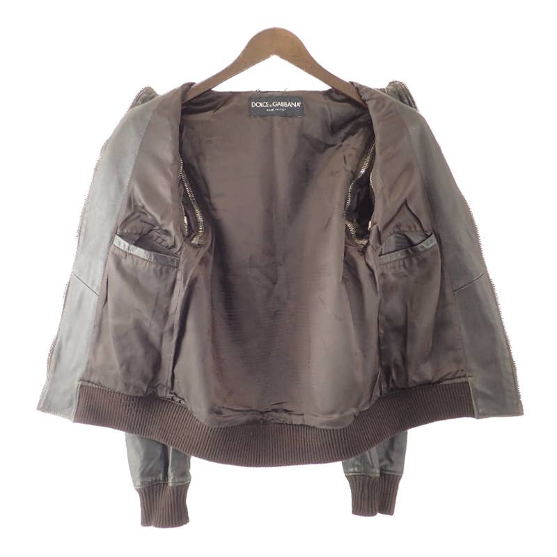 Archive Dolce and Gabbana Lambskin Utility Jacket