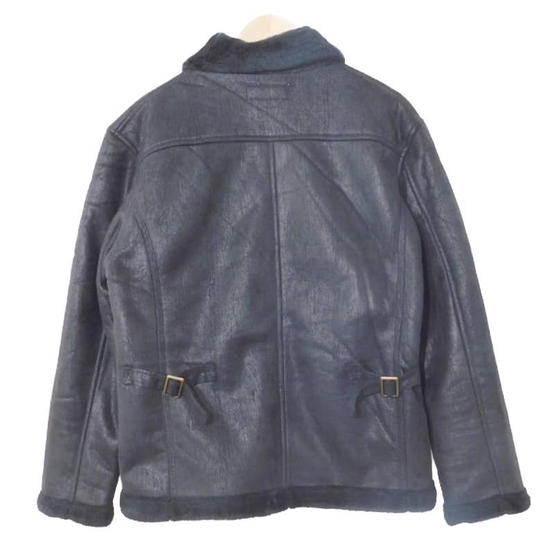 Kansai Yamamoto Shearling Lined Biker Jacket