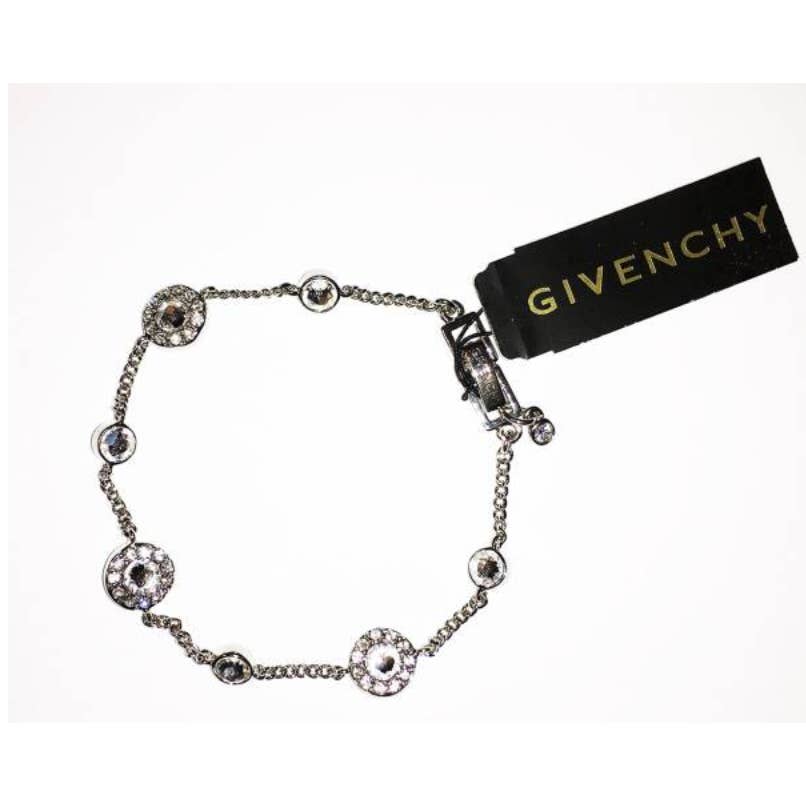 ★GIVENCHY★ Crystal bracelet silver x clear crystal