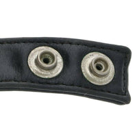 Thumbnail for Chrome Hearts Leather Cross Snap Leather Bracelet