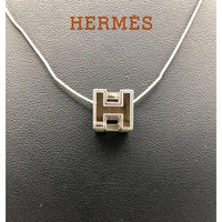 Thumbnail for Hermes Paris H Logo Choker Necklace