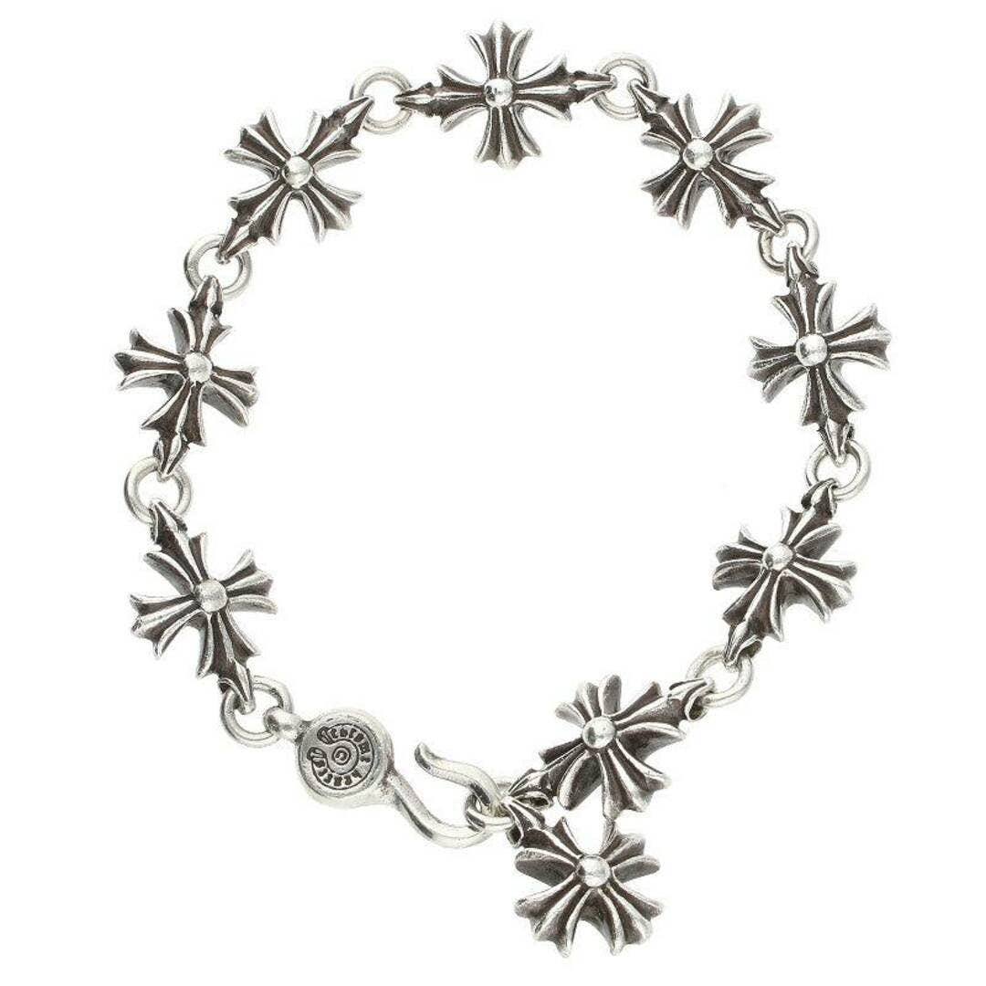 Chrome Hearts Cutout CH Plus Silver Bracelet