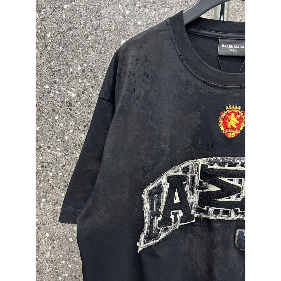 Balenciaga SS23 Distressed Oversized Bagger Skater t shirt FNTKS