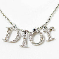 Thumbnail for Christian Dior Spellout Necklace