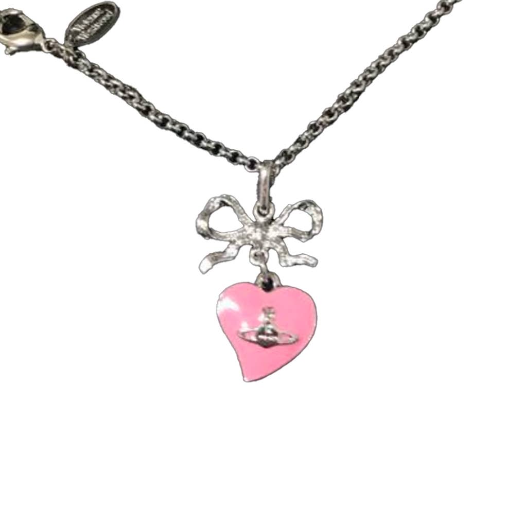 Vivienne Westwood Ribbon Heart Necklace