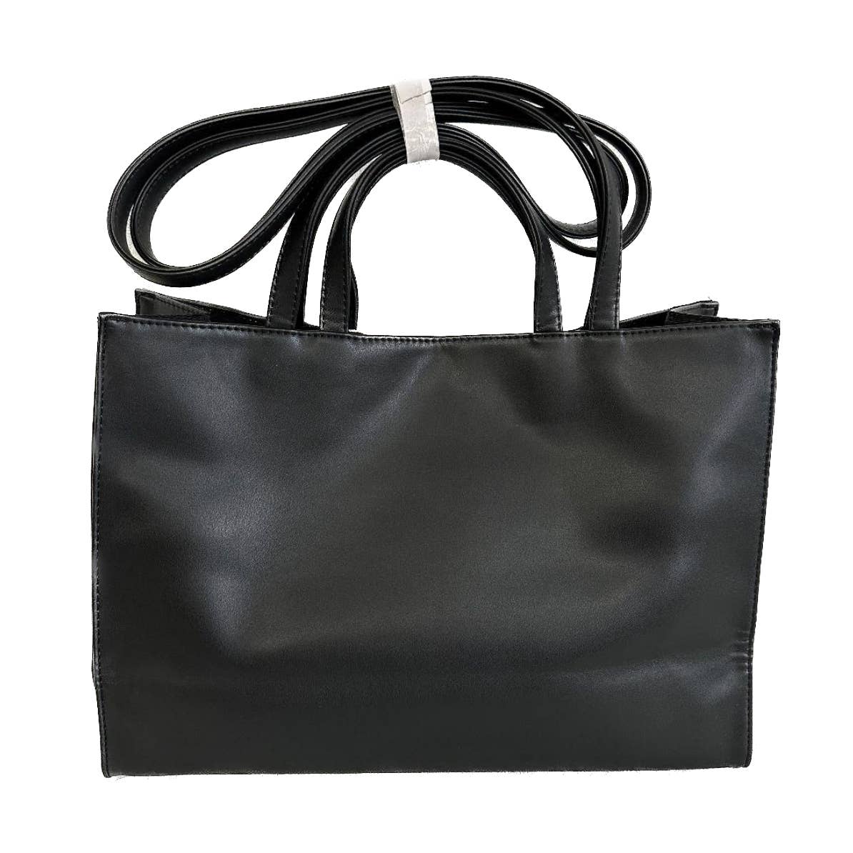 Leather Telfar Large Shopping Tote Bag