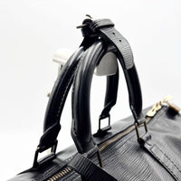 Thumbnail for LOUIS VUITTON Epi Keepall 45 Black Leather Boston Bag