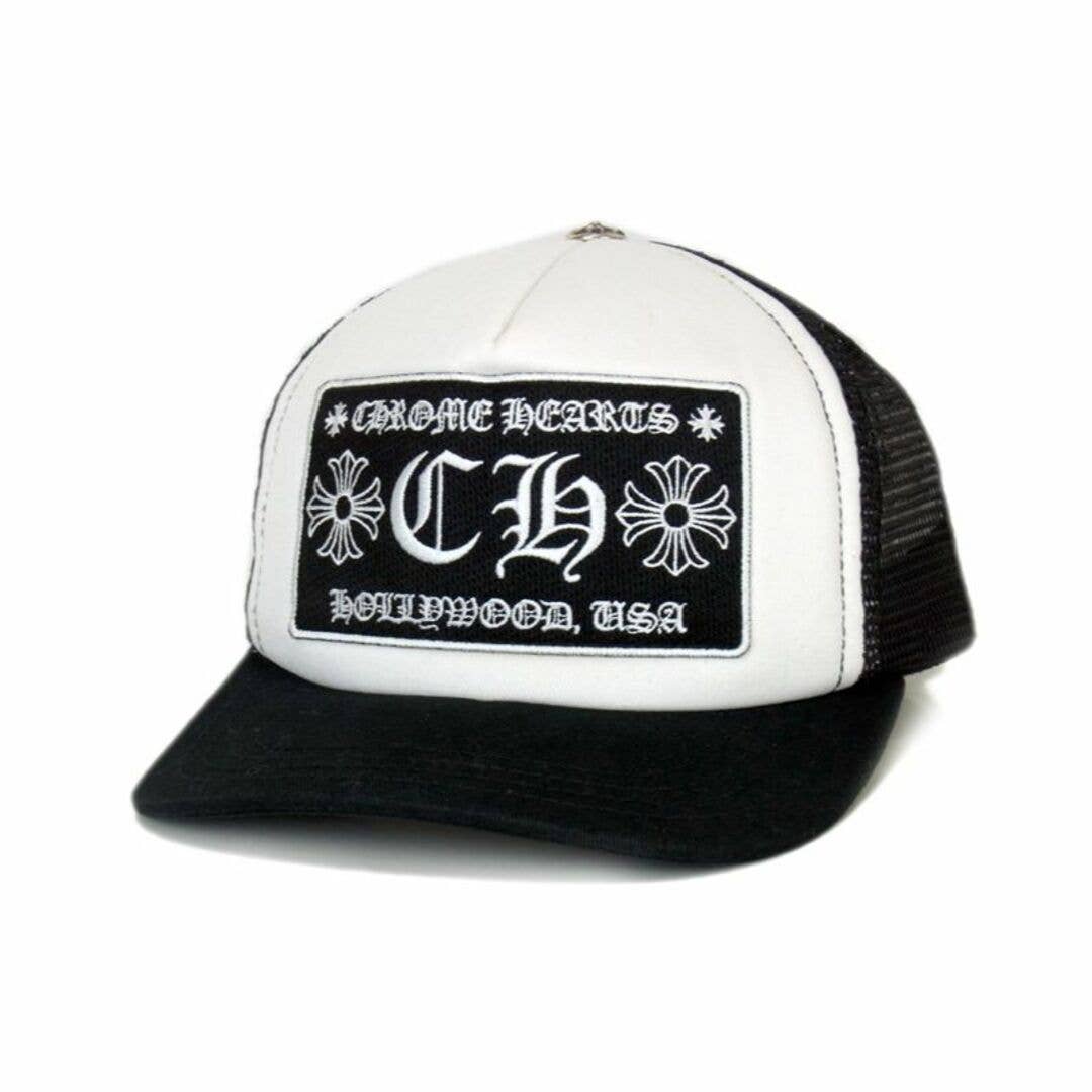 Chrome Hearts Trucker Hat CH Hollywood USA Snapback Cap