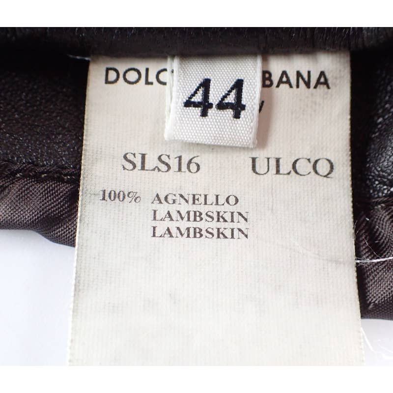 Archive Dolce and Gabbana Lambskin Utility Jacket