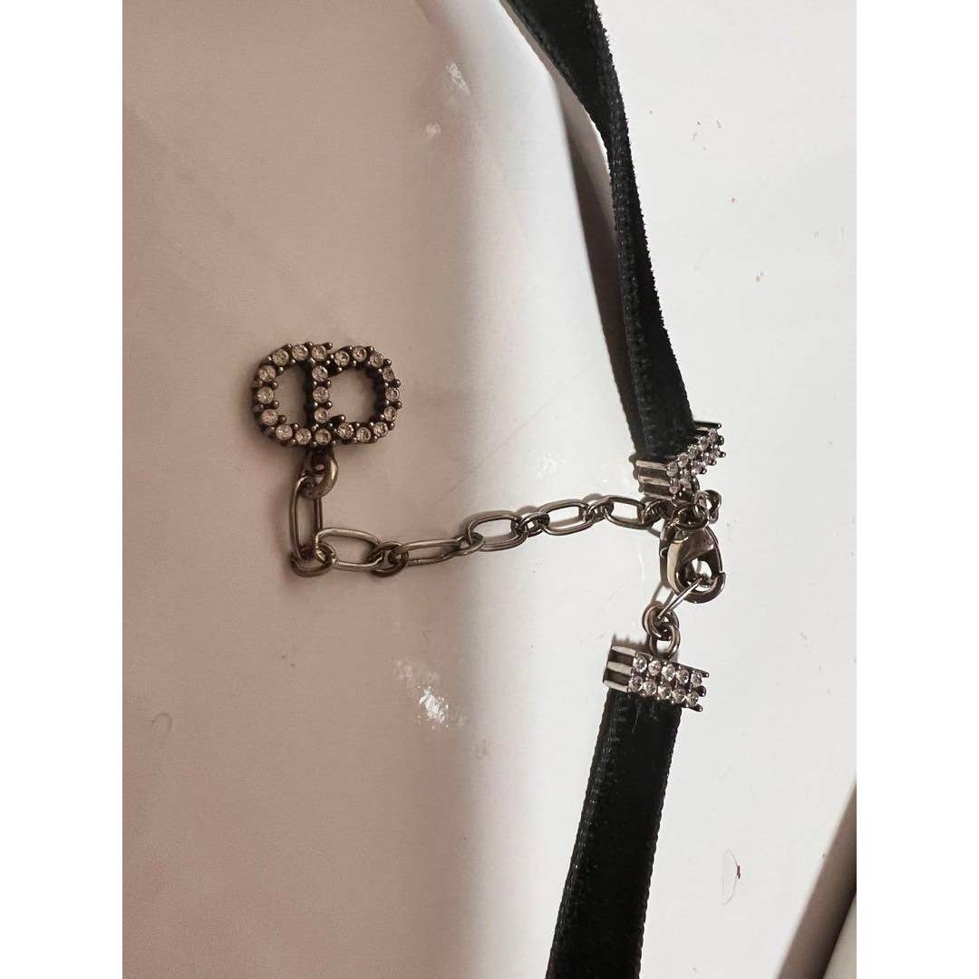 Christian Dior Ja'Dior Choker Logo necklace