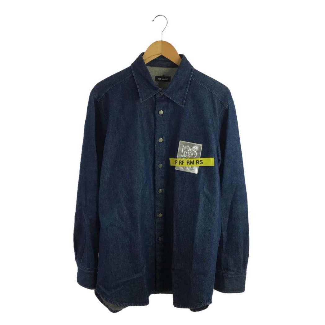 Raf Simons S/S 19 Carry-Over tape Denim OverShirt Jacket