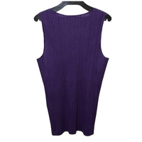 Thumbnail for Issey Miyake Pleats Please pleated Tank Top vest Purple