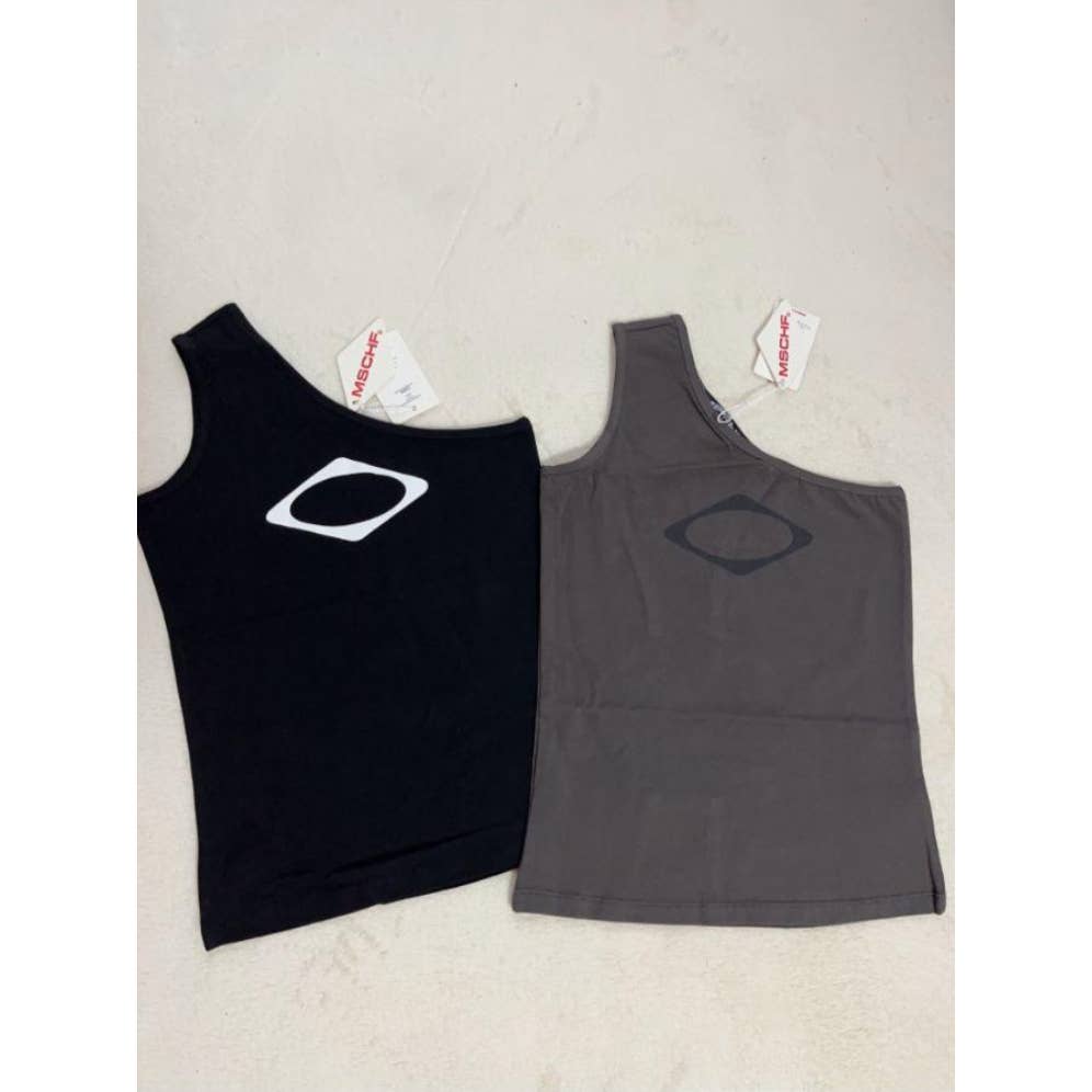 MSCHF Rhombus Logo One Shoulder  Tank Top