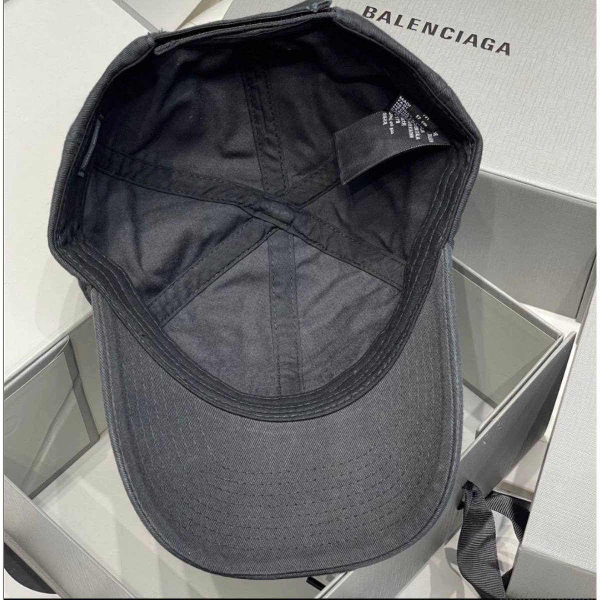 Balenciaga Cotton Logo Cap BB PARIS ICON