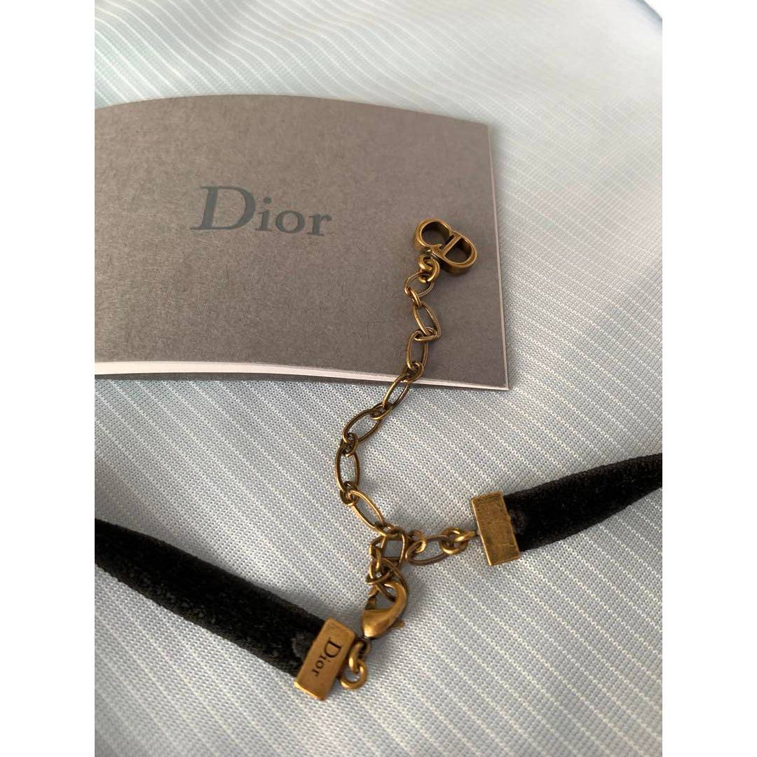 Christian Dior Ja'Dior Choker Logo necklace