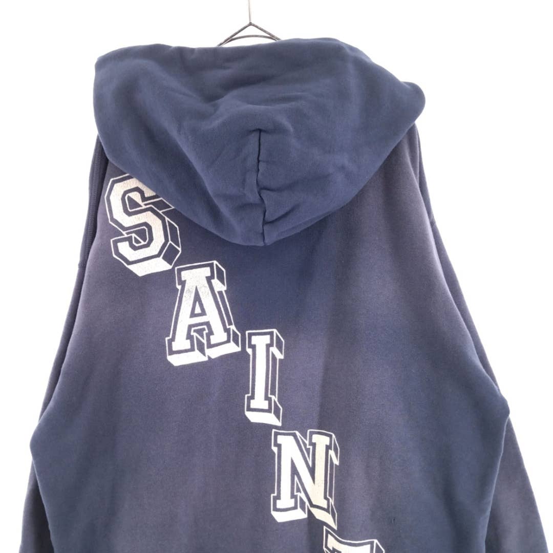 SAINT MICHAEL SS23 Angel Print Distressed Hoodie