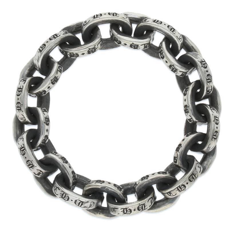 Chrome Hearts paper chain silver ring