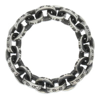 Thumbnail for Chrome Hearts paper chain silver ring