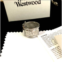 Thumbnail for VIVIENNE WESTWOOD Pave Belt Silver Ring