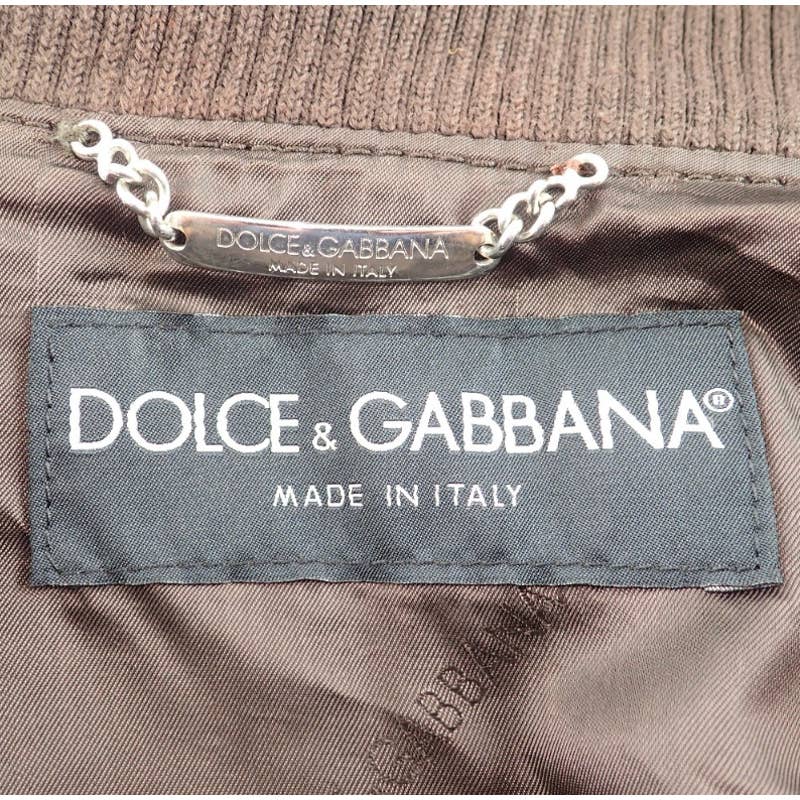 Archive Dolce and Gabbana Lambskin Utility Jacket