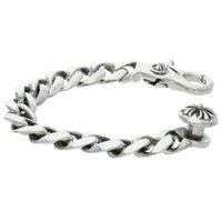 Thumbnail for Chrome Hearts Classic Link Clip Silver Bracelet 13LINK