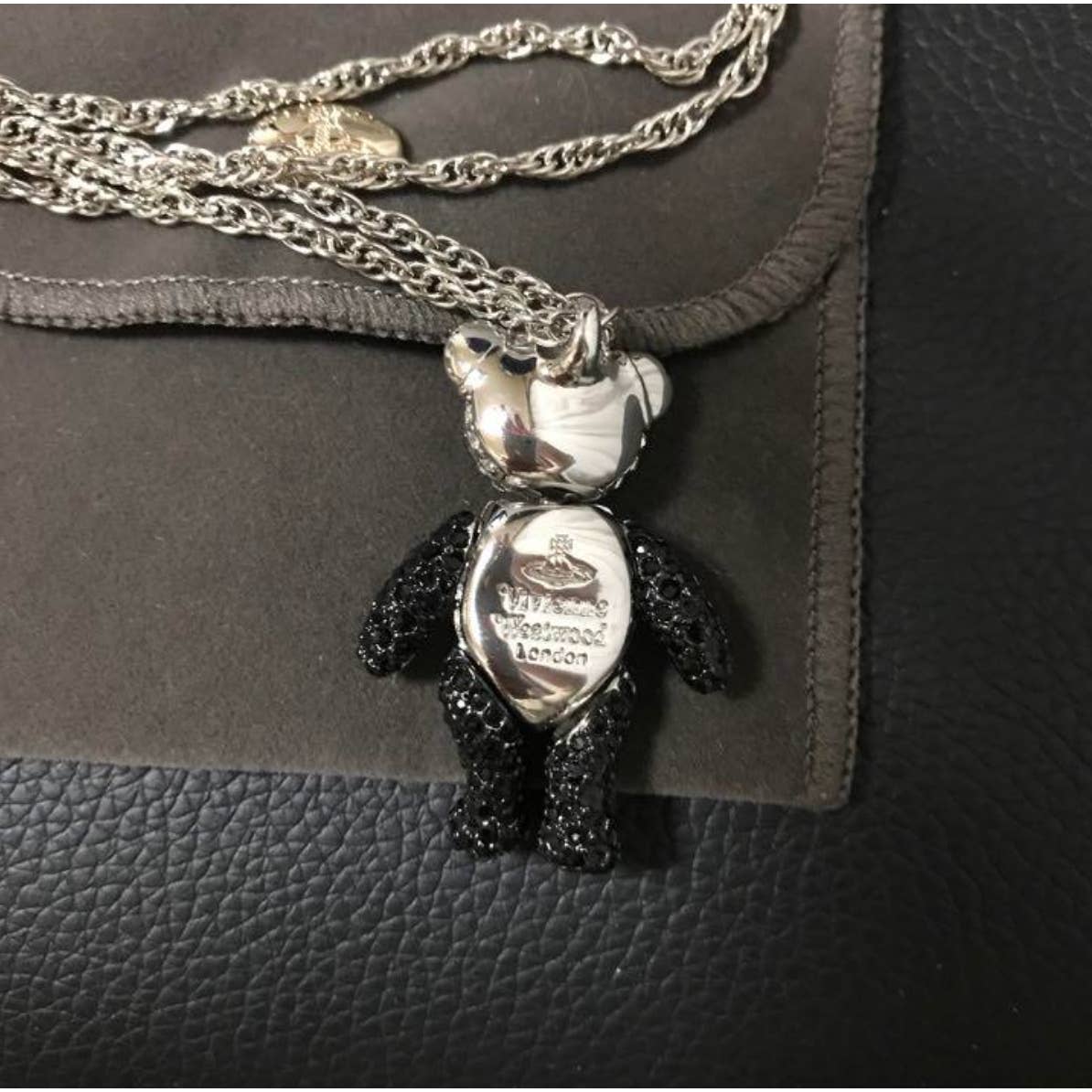 Vivienne Westwood Panda Necklace rhinestone necklace