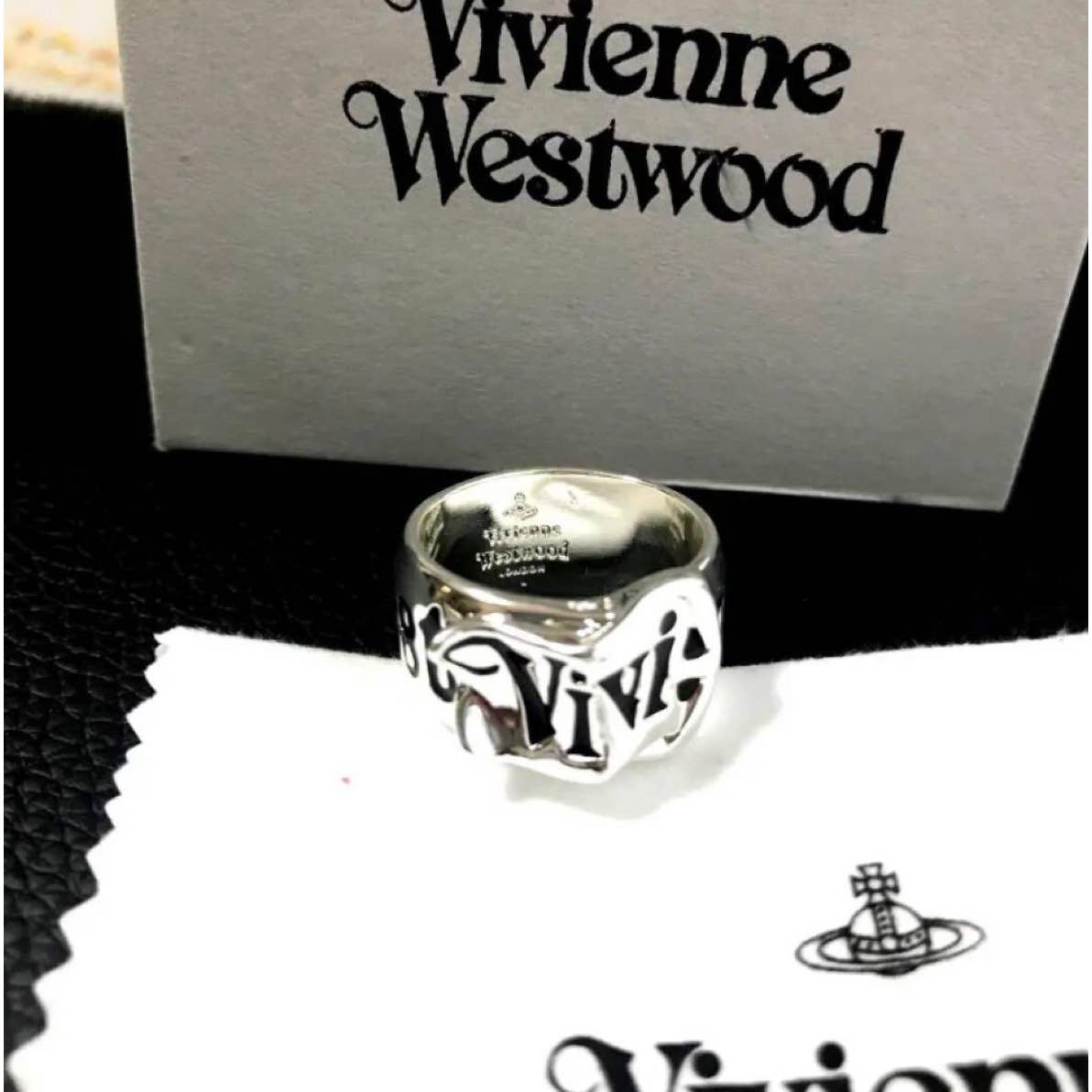 Vivienne Westwood Belt Silver Ring