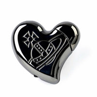 Thumbnail for Vivienne Westwood Heart Orb Engraved Lighter Gunmetal