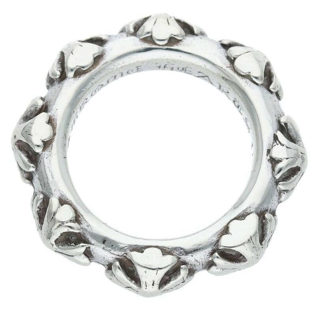 CHROME HEARTS Cross Band Silver Ring