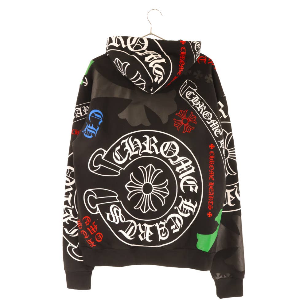 CHROME HEARTS Stencil Allover Print Hoodie