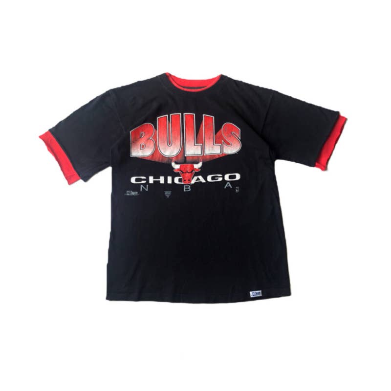 Vintage 90s layered Chicago Bulls Tee