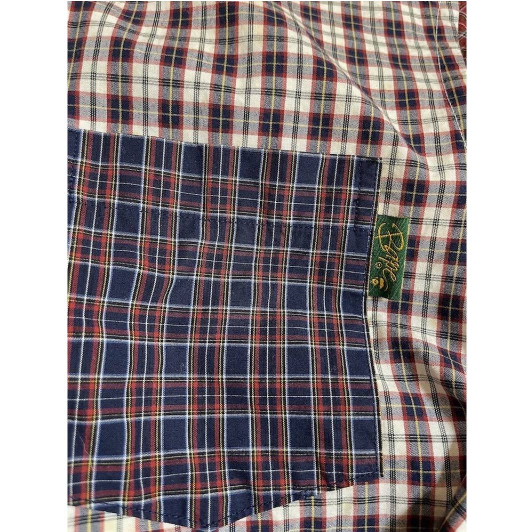 A BATHING APE Patchwork plaid Flannel shirt