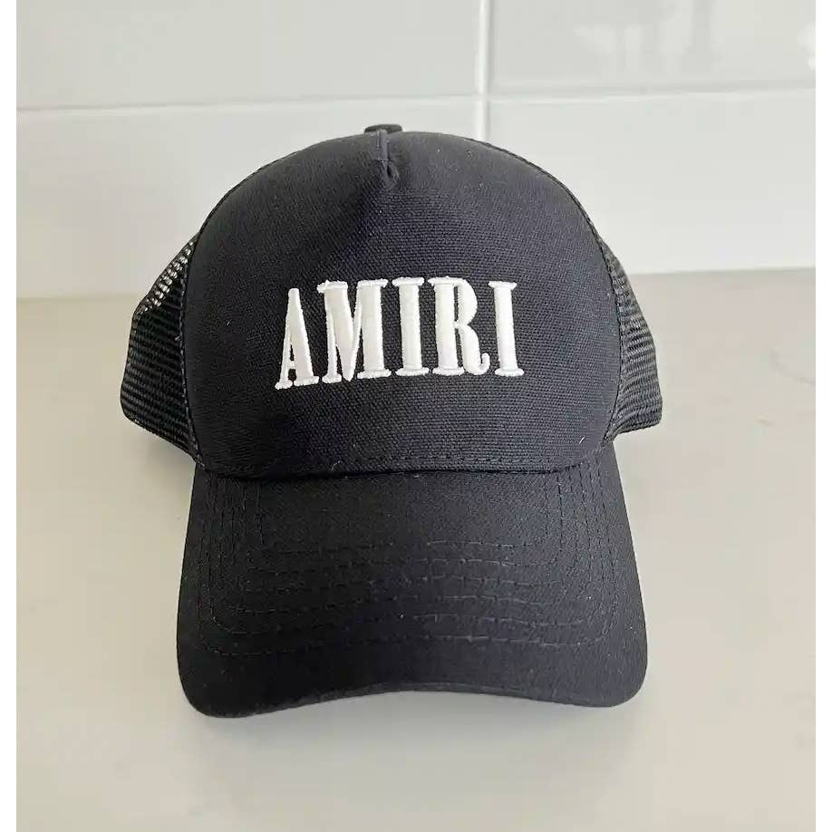 AMIRI iconic AMIRI spellout Mike Amiri Logo Mesh Cap