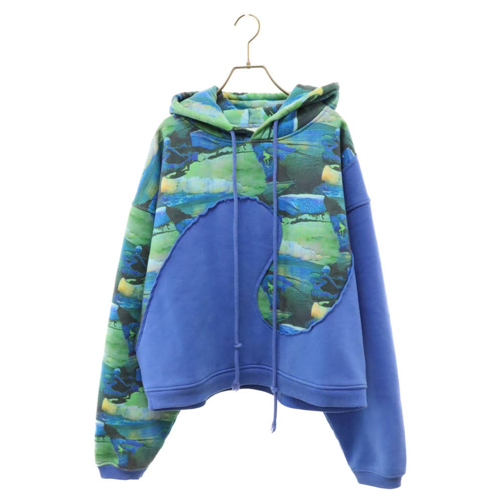 ERL SWIRL Pullover Hoodie Swirl Pullover Hoodie Blue