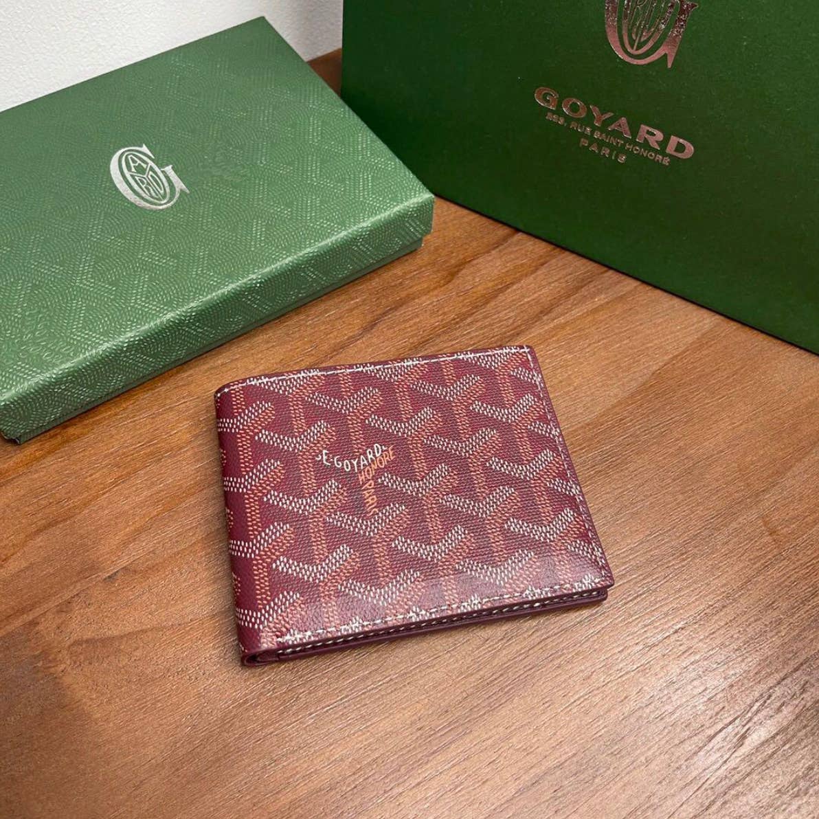 GOYARD Red Bifold Walllet